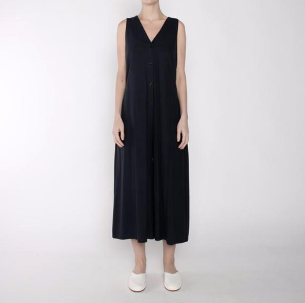 silk wide leg jumpsuit