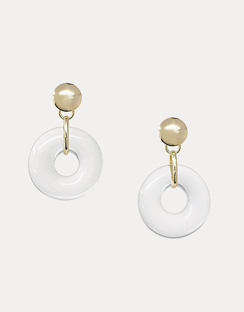 Cled Opening Torus Earrings