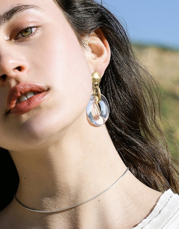 Cled Opening Torus Earrings