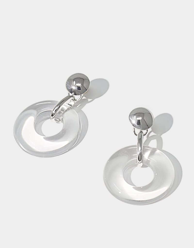 Cled Opening Torus Earrings