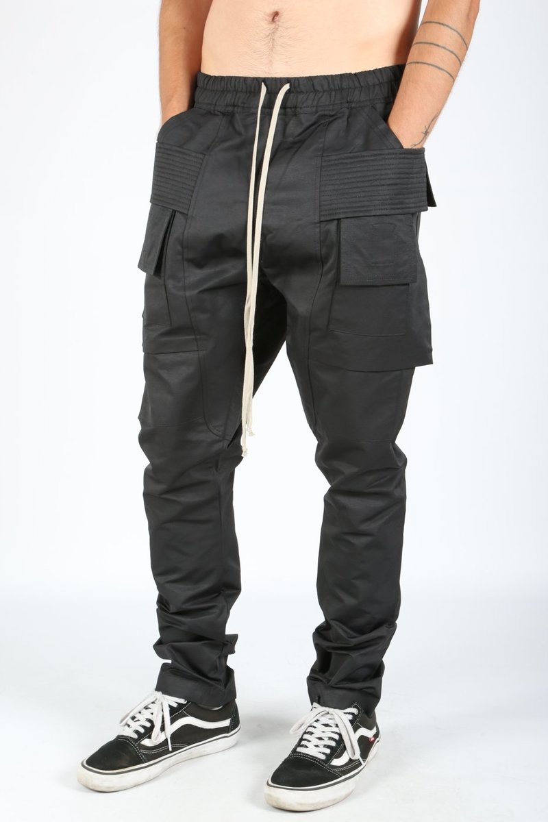 Rick Owens CREATCH CARGO - Black Murray Nylon | Garmentory