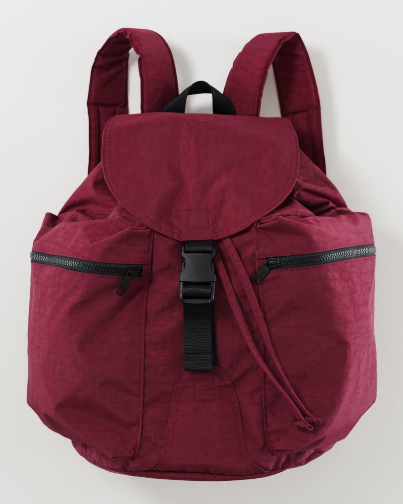 BAGGU Red Classic Backpack Large NEW NWT Baggu Medium Nylon Backpack | Work Essentials | Golden Rule  main image 2