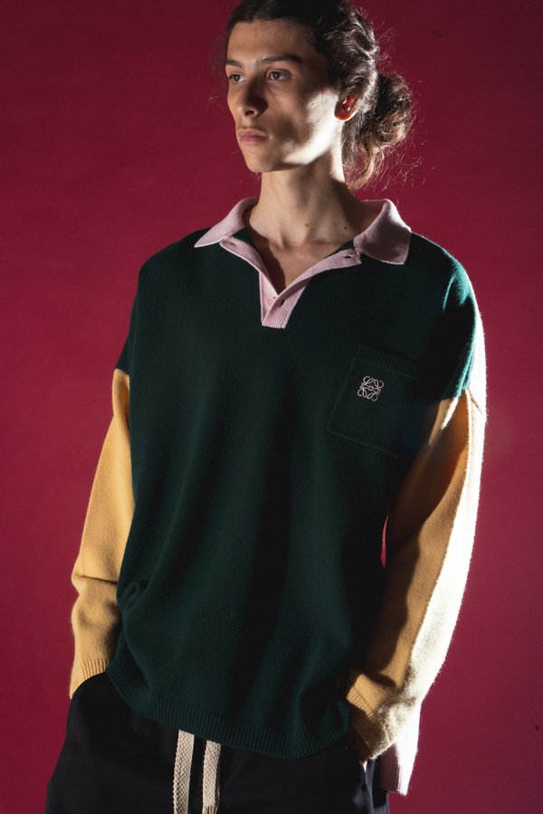 oversized polo sweater