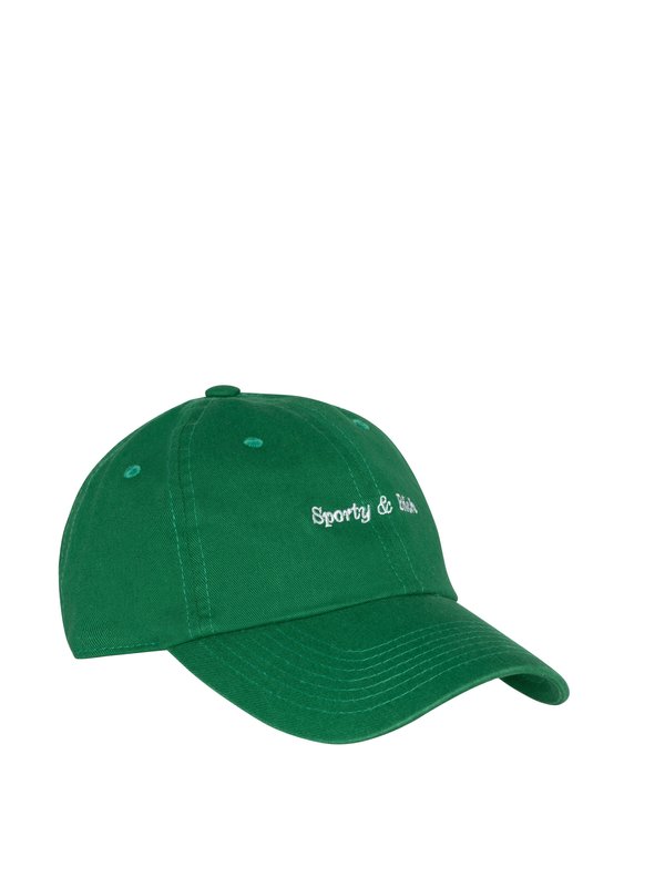 Sporty \u0026 Rich Classic Logo Hat - Kelly 