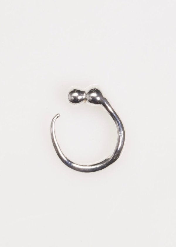 Keane Two-Sphere Tail Ring - Sterling Silver Keane Two-Sphere Tail Ring - Sterling Silver
