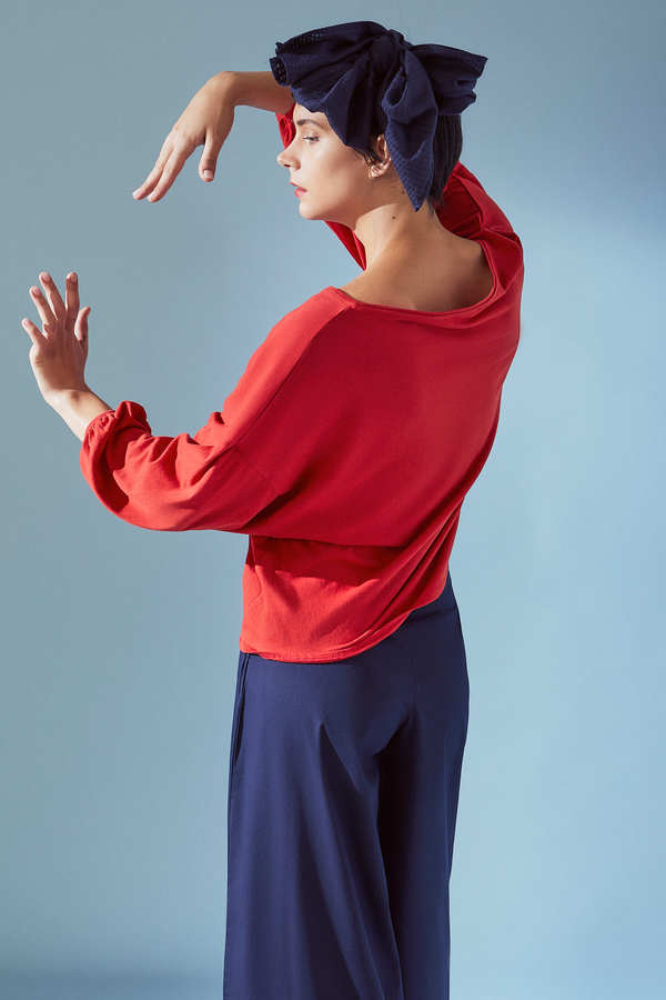 Kowtow Gather Sleeve Top Kowtow Gather Sleeve Top