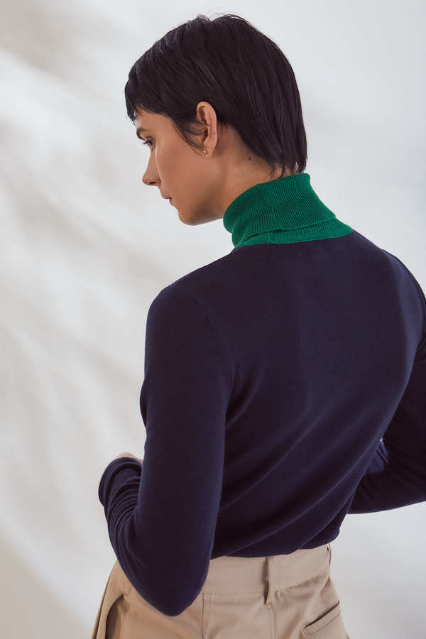 Kowtow Knit Roll Neck Top Kowtow Knit Roll Neck Top