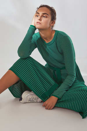 Kowtow Long Sleeve Kaolin Dress Kowtow Long Sleeve Kaolin Dress