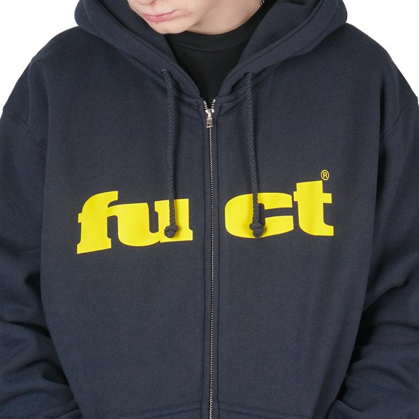 FUCT OG LOGO ZIP HOODY - NAVY | Garmentory