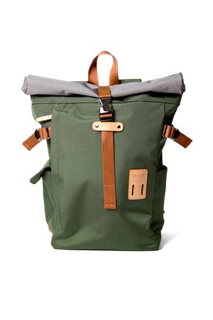 Harvest Label Rolltop Backpack - Olive Harvest Label Rolltop Backpack - Olive
