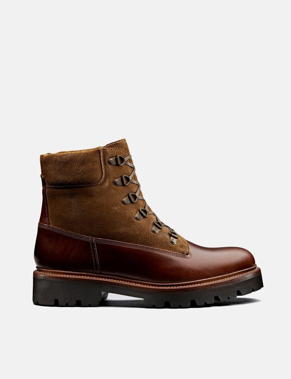 Grenson Rutherford Boot Chestnut Brown Garmentory