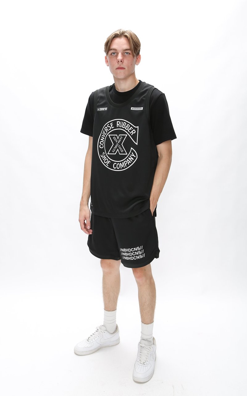 Converse x Neighborhood Mesh Jersey Black Garmentory