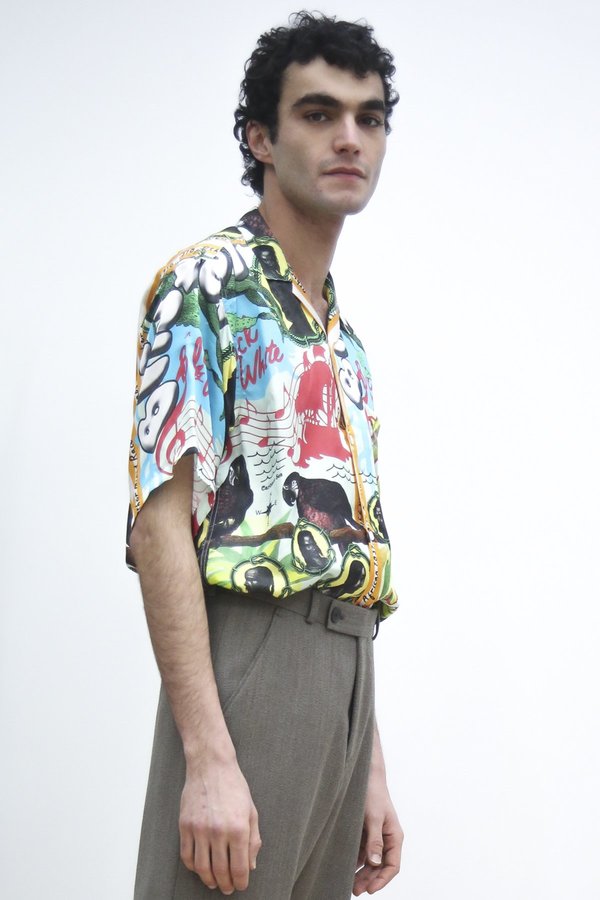 Martine Rose Bristol Viscose Hawaiian Shirt