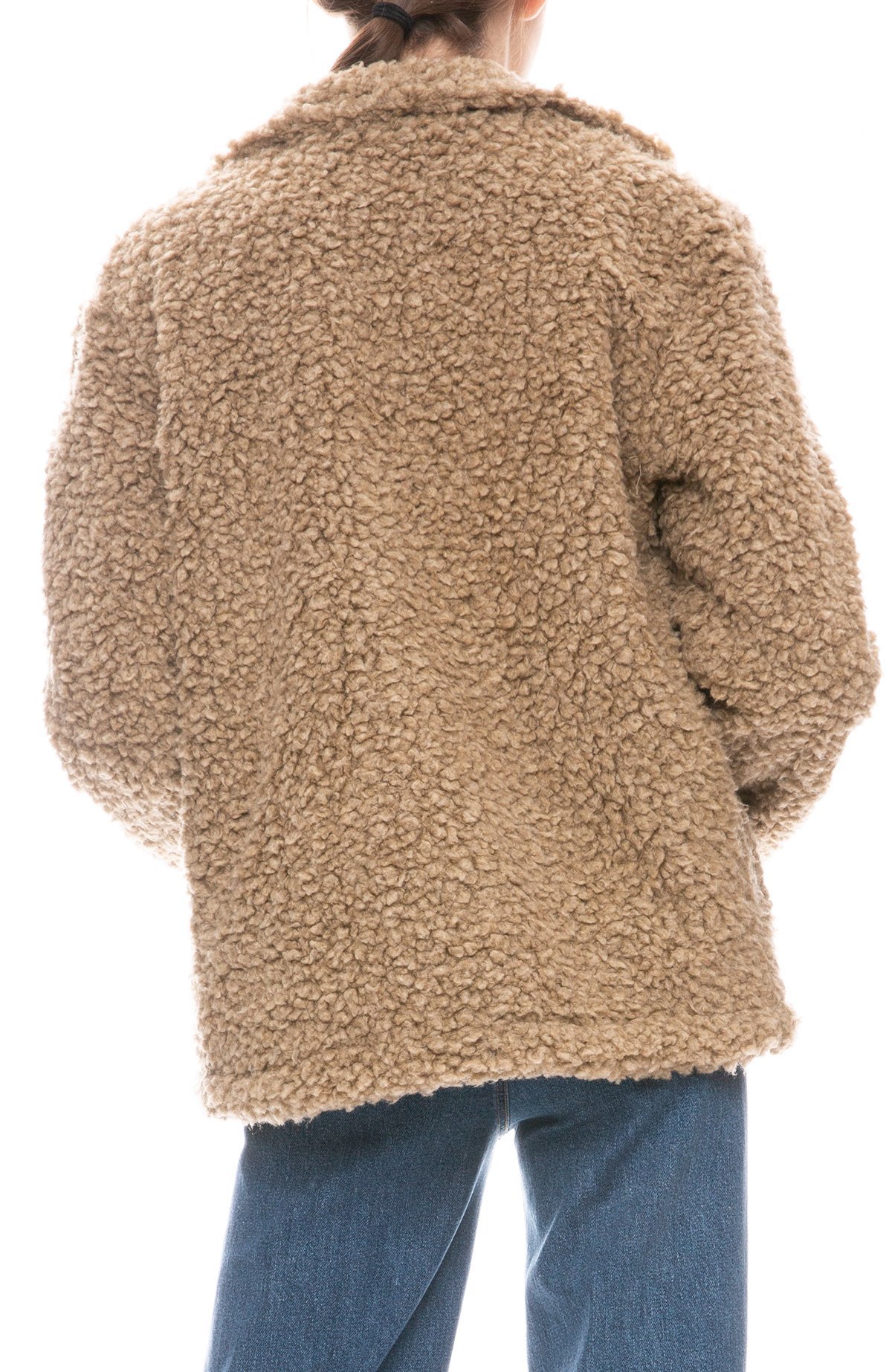 NSF Reese Fuzzy Jacket - Hazelnut - Image 2 of 2