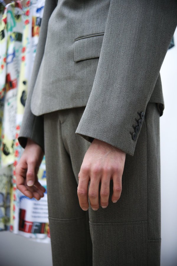 Martine Rose Wrap Wool Blazer | Garmentory