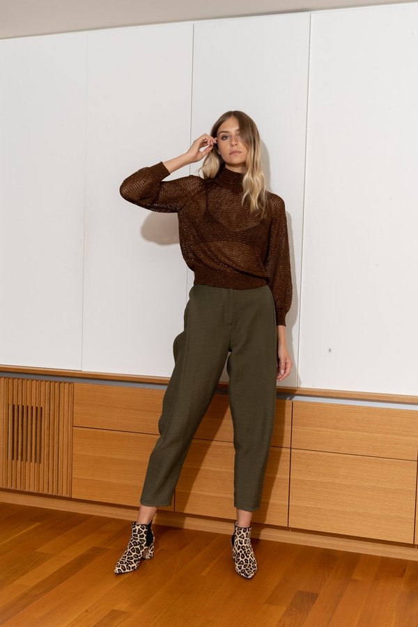 MILA ZOVKO JONI Sweater - Chocolate
