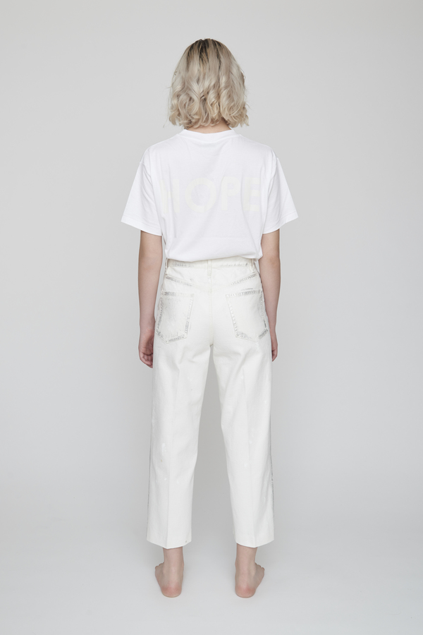 Unisex Tanaka DAD JEAN CROP TROUSERS - GINTSUGI Unisex Tanaka DAD JEAN CROP TROUSERS - GINTSUGI
