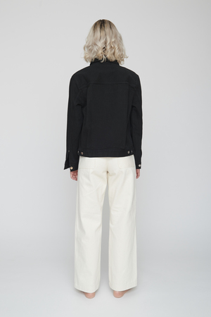 UNISEX Tanaka 1. 2. 3. JEAN JACKET - JET BLACK | Garmentory