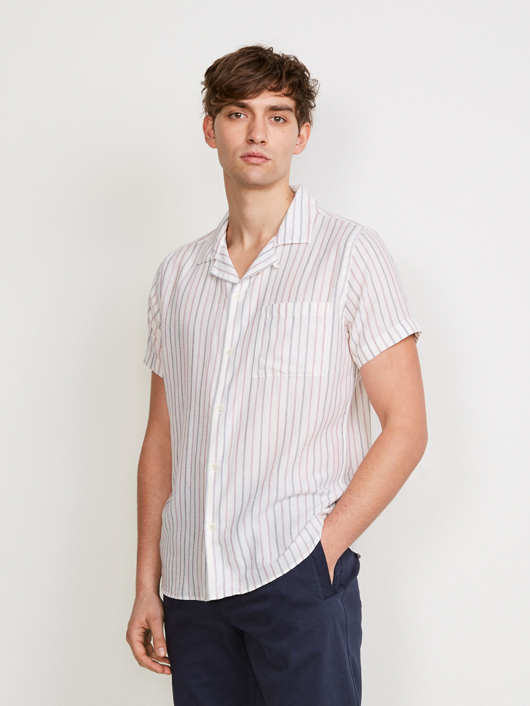mens short sleeve cheesecloth shirts