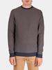 Oliver Spencer Robin Crew - Navy/Beige - Thumbnail 1