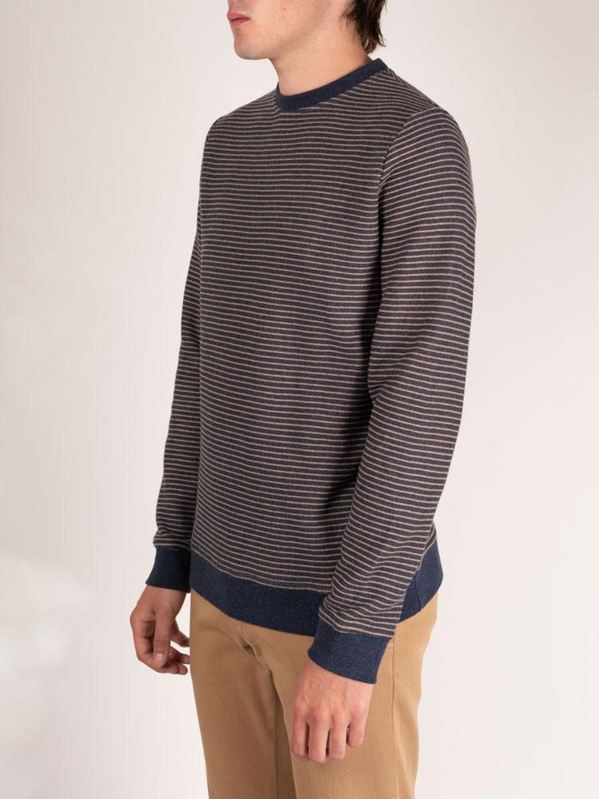 Oliver Spencer Robin Crew - Navy/Beige - Image 2 of 4