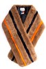 Kule Monroe Faux Fur Scarf - Camel - Thumbnail 1