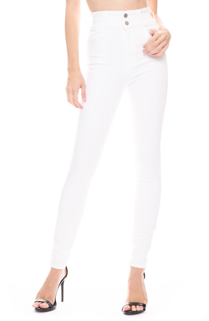 J Brand x Elsa Hosk Saturday Jean EVERYDAY BLANC