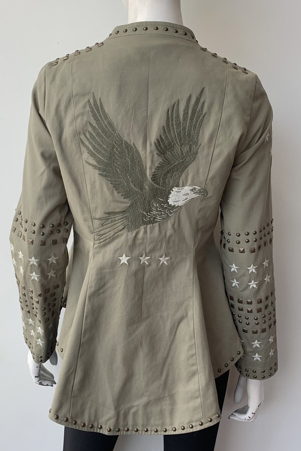 Spell & The Gypsy Collective Eagleback Matinee Jacket - Khaki | Garmentory