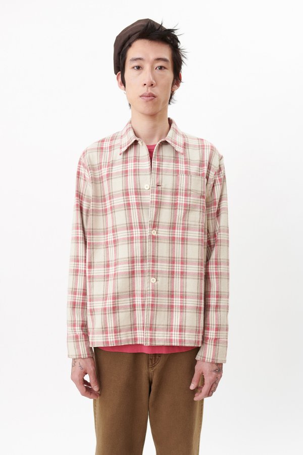 Our Legacy Box Shirt - Pink Check | Garmentory