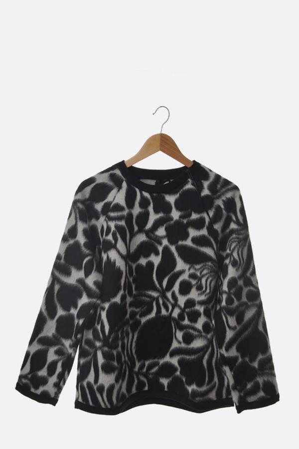 Sara Lanzi Floral Jacquard Pullover