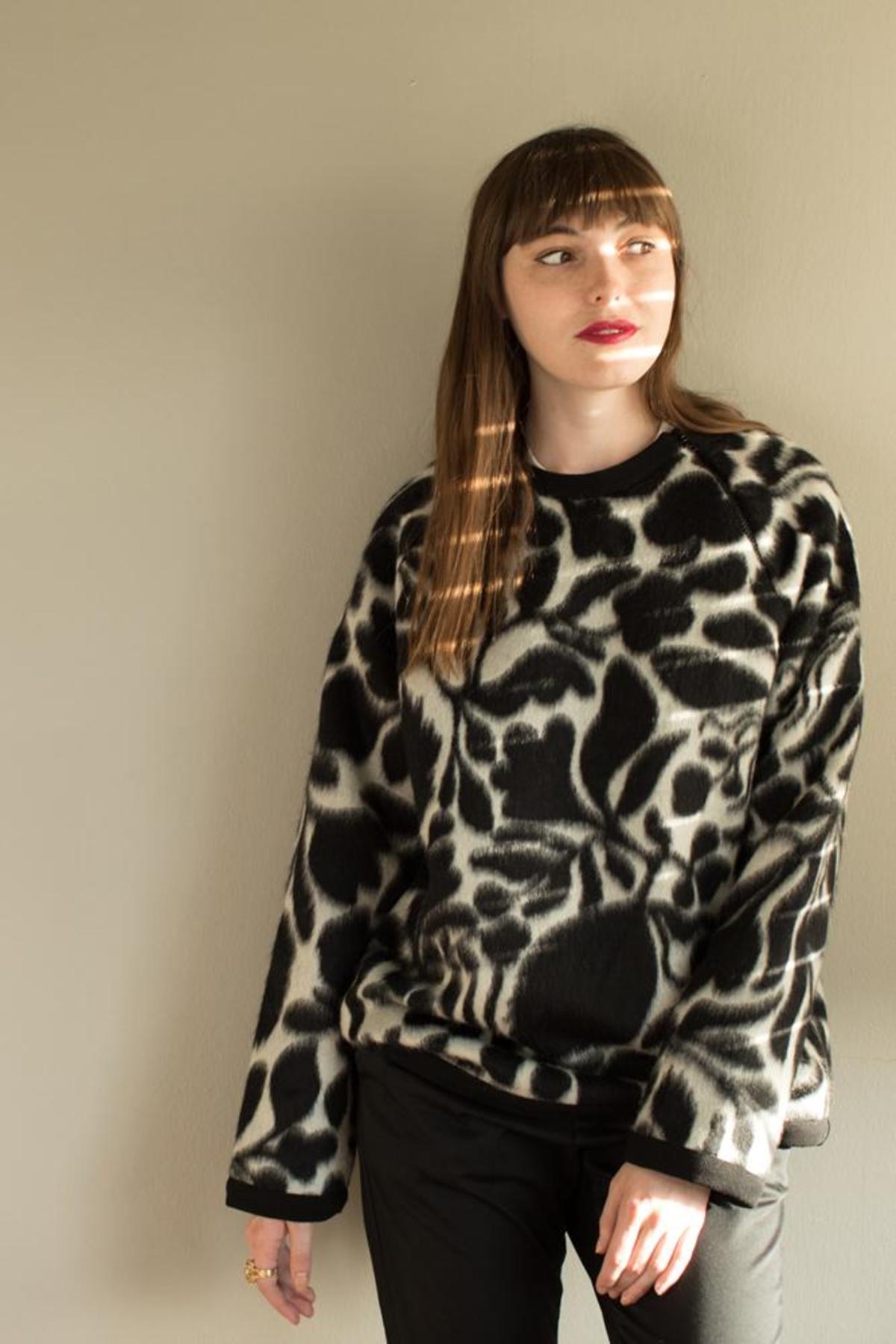 Sara Lanzi Floral Jacquard Pullover - Image 2 of 7