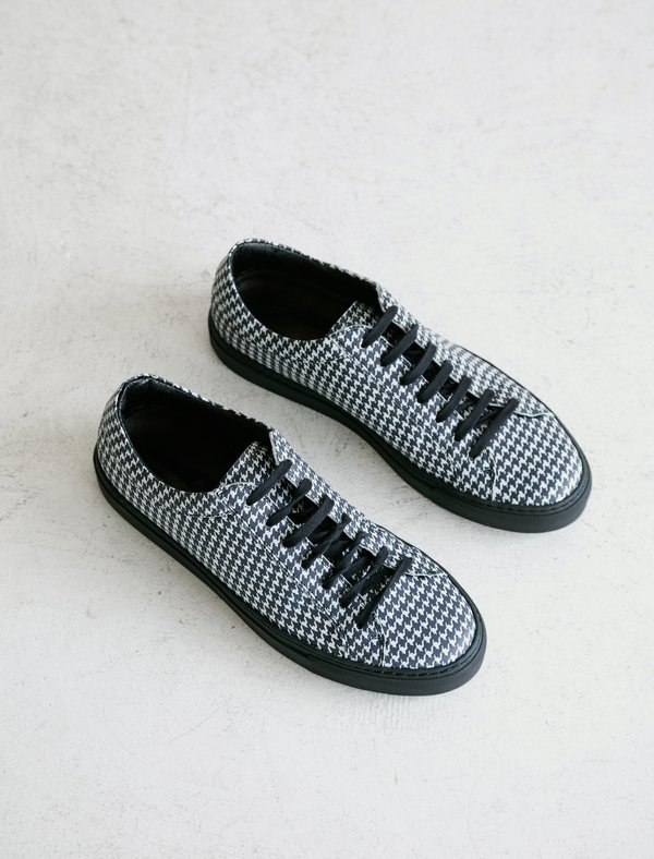 Erik Schedin Dogtooth Leather Sneaker