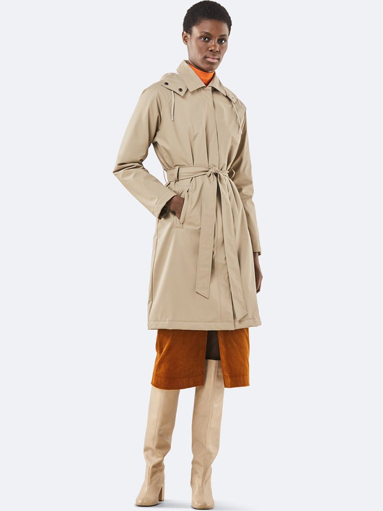 Rains Trench Coat - Beige | Garmentory