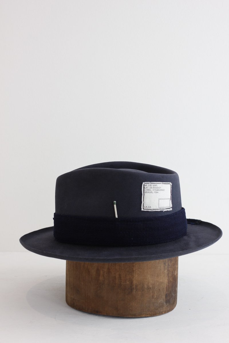 Nick Fouquet ビーバーハット　ネイビー Nick Fouquet Dust Bowl Hat - Navy | Garmentory