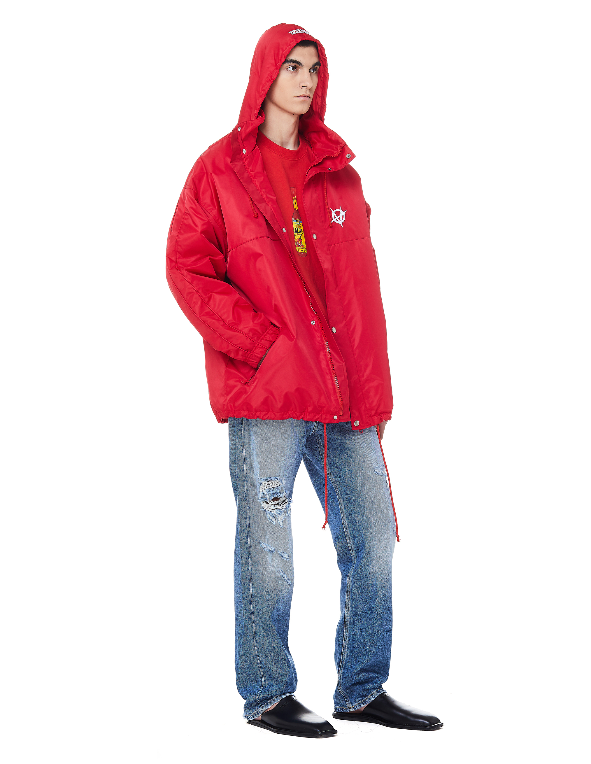Vetements Hot Sauce Long Sleeve T Shirt - Red | Garmentory