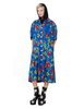 Vetements Anarchy Hooded Dress - Flower Print - Thumbnail 1