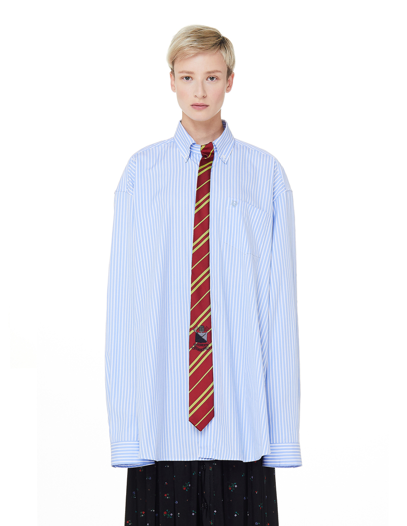 トップス Vetements Oversized Tie shirt Vetements Tie Shirt | Grailed