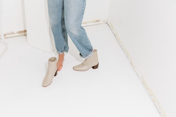 Mari Giudicelli Classic Boot - Beige/Putty Mari Giudicelli Classic Boot - Beige/Putty