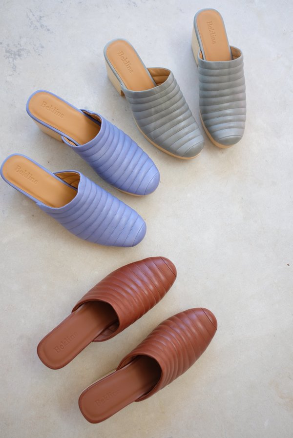 Beklina Ribbed Clog - Wet Clay Beklina Ribbed Clog - Wet Clay