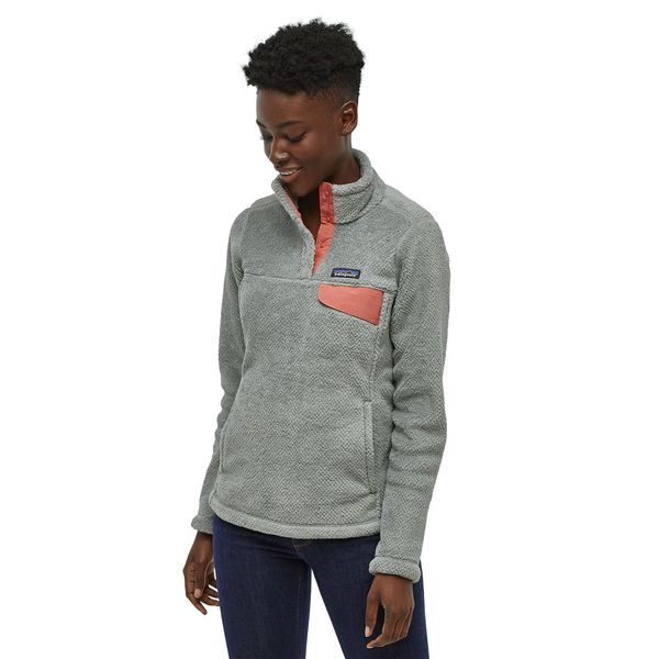 pink patagonia fleece pullover