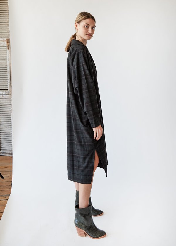 6397 Winter Kaftan - Brown Plaid | Garmentory