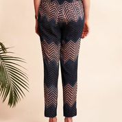 Seek Madhavi Pants, blue/pink zig zag print Seek Madhavi Pants, blue/pink zig zag print