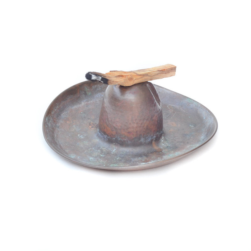 Vintage Large Sombrero Ashtray Copper Garmentory