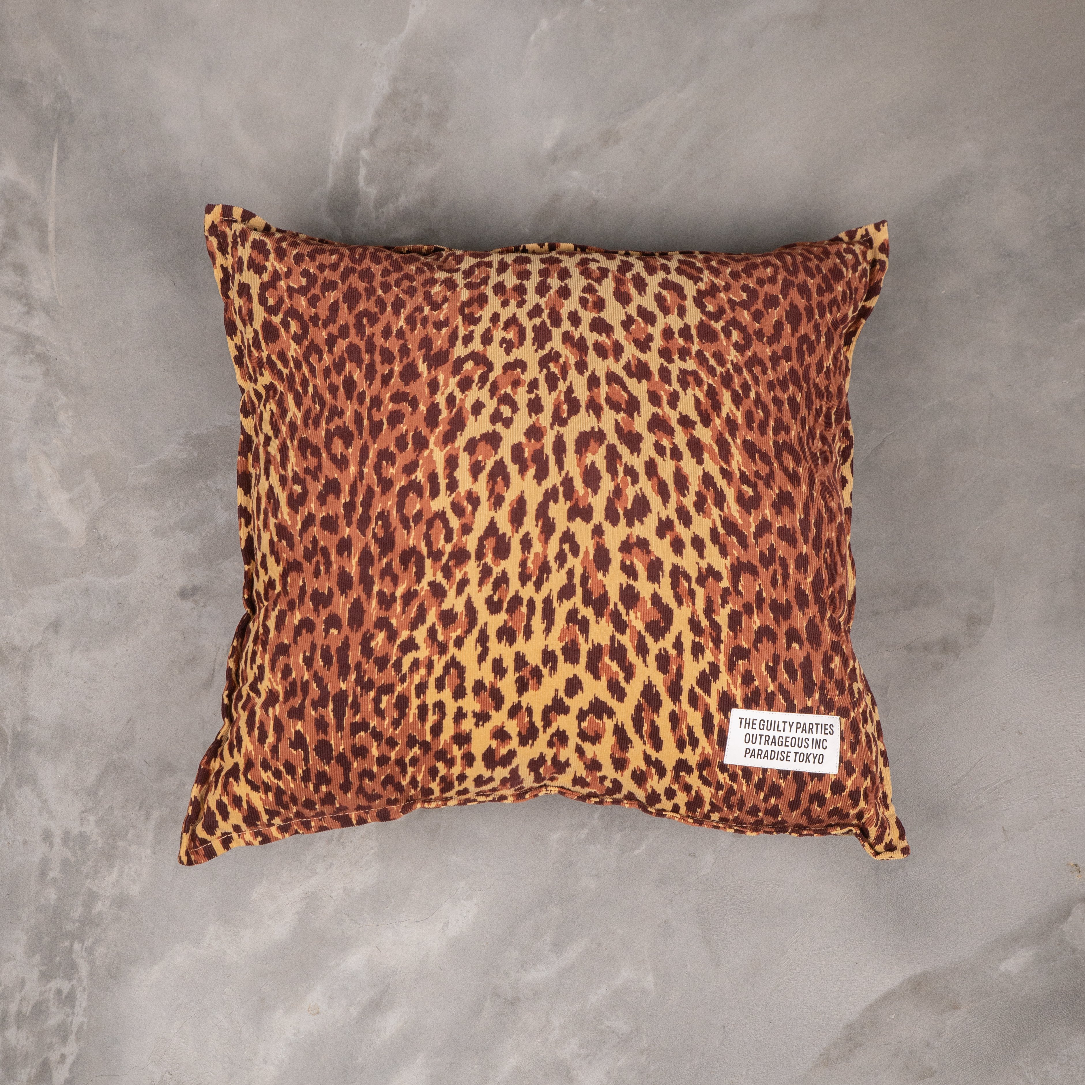 Wacko Maria Corduroy Cushion - Leopard | Garmentory