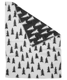 FINE LITTLE DAY GRAN BLANKET BRUSHED ECO COTTON BLACK/WHITE EDGE FINE LITTLE DAY GRAN BLANKET BRUSHED ECO COTTON BLACK/WHITE EDGE