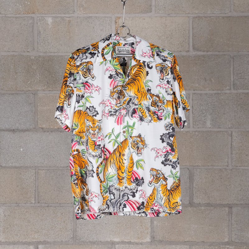 Wacko Maria x Tim Lehi Short Sleeve Hawaiian Shirt - White