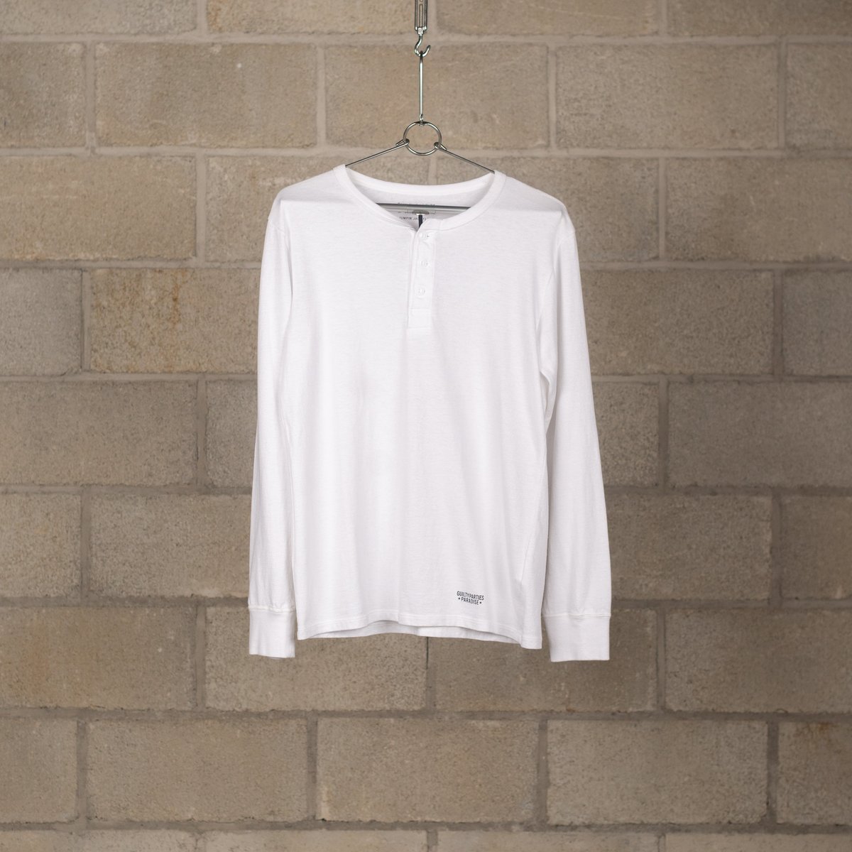 Wacko Maria U.S.A Henry Neck Under Shirt - White | Garmentory