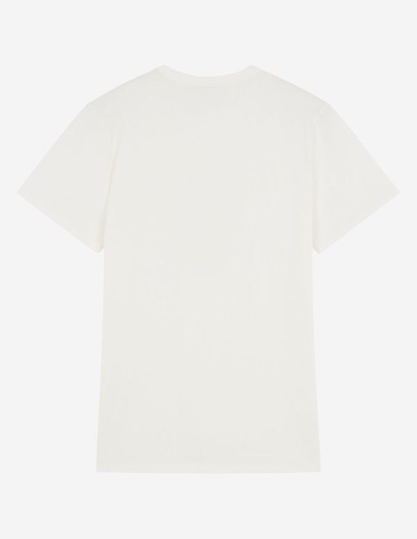 Kitsune T-Shirt Smiley Fox - White Kitsune T-Shirt Smiley Fox - White