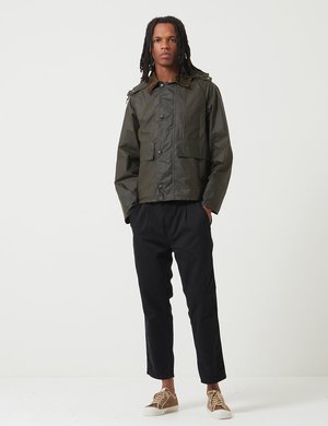 Barbour × Margaret Howell SPEY BARBOUR Margaret Howell Spey Waxed Cotton Jacket | endource