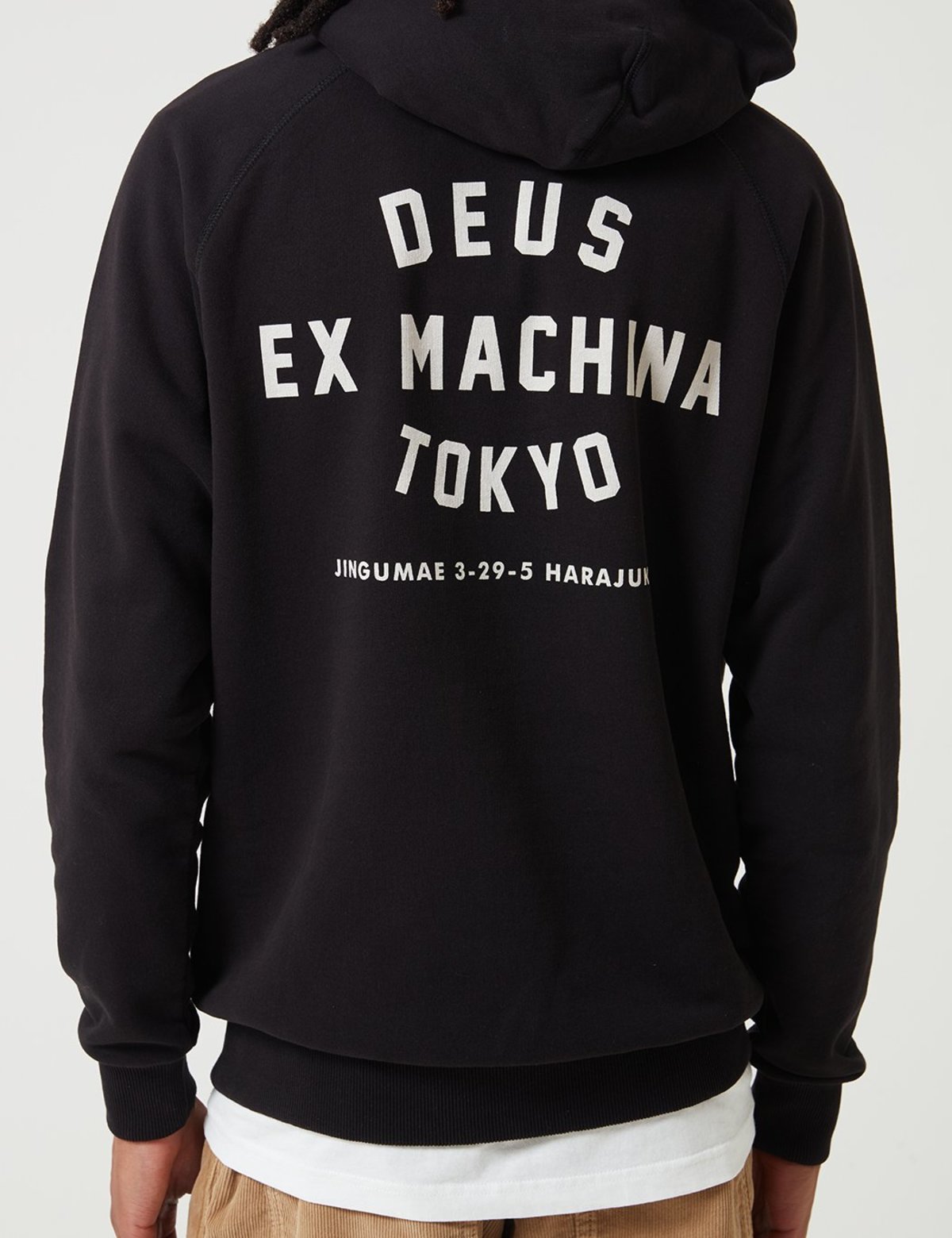Deus Ex Machina Tokyo Address Hoodie SWEATER - Black - Image 4 of 8